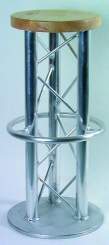 Alutruss Barhocker 3 Fuß Mit Kranz/Platte