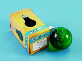 Omnilux A19 230V/25W E-27 grün