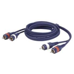 DAP FL2475 / 2 Cinch Stecker zu 2 Cinch Stecker, 75cm