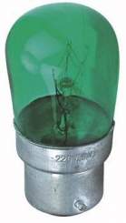 BC Bulb 240V15W, G4, für Kaleidoscop, grün