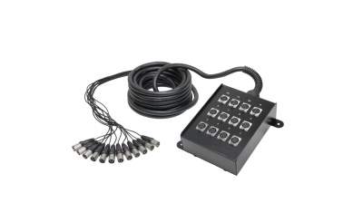 Adam Hall K12C10 Multicore 12 XLR IN 10m