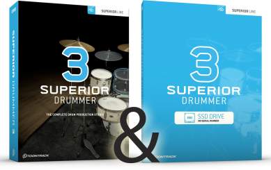 ToonTrack Superior Drummer 3 & Core Library SSD Bundle