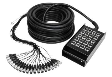 Adam Hall K 20 C 30 - Multicore mit Stagebox 16/4 30 m