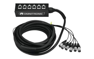 Omnitronic Multicore Stagebox 6IN 10m