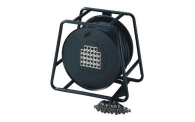Adam Hall K 28 C 50 D Multicore auf Trommel mit Stagebox 24/4 50 m