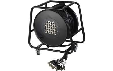 Adam Hall K 20 C 50 D Multicore auf Trommel mit Stagebox 16/4 50 m