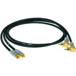 Klotz 2x Cinch Stecker - 2x Cinch Stecker, 3m