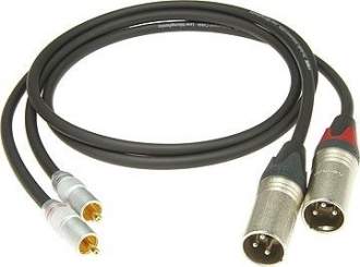 Klotz Cinch Stecker - XLR 3p. male / ALPM015 / 1,5m