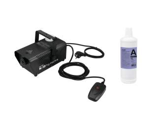 Eurolite Set N-10 schwarz + A2D Action Nebelfluid 1l