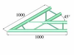 Alutruss Bilock BQ2-PAC19H 2-Weg Ecke 45°