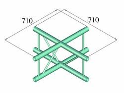 Alutruss Bilock BQ2-PAC41V 4-Weg Kreuz
