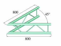 Alutruss Decolock DQ2-PAC19V 2-Weg Ecke 45°
