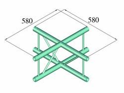 Alutruss Decolock DQ2-PAC41V 4-Weg Kreuz