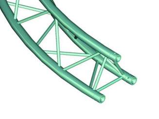 Alutruss DECOLOCK DQ-3 Element f.Kreis d=2m 90°