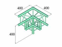Alutruss Decolock DQ4-PAL30 3-Weg Ecke 90°