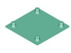 Alutruss Decolock DQ4-BPM Bodenplatte MALE