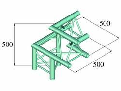 Alutruss Trilock 6082AL-32 3-Weg-Ecke links