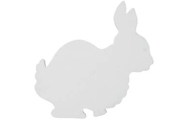 Europalms Silhouette Hase, weiß, 56cm